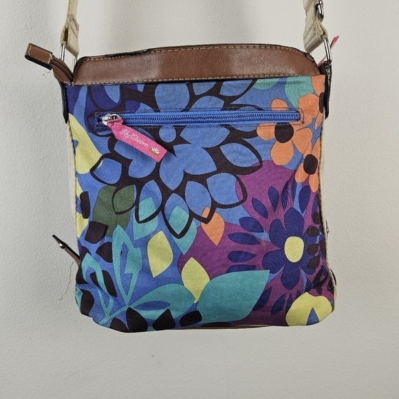 LILY BLOOM Crossbody Purse Shoulder bag Multicolored Flowers - Picture 6 of 9